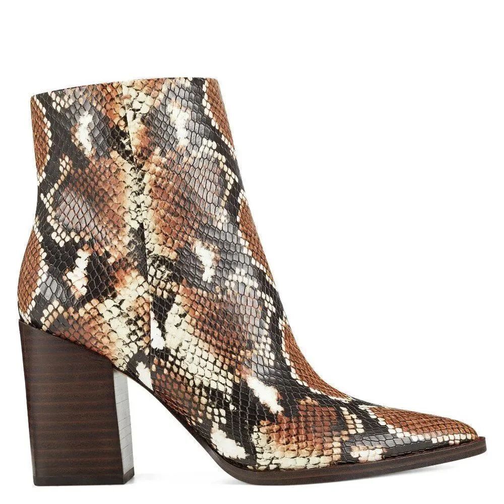 New Nine West Bryson Block Heel Booties
